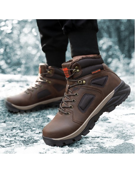 Autumn And Winter Outdoor Warm Hiking Shoes