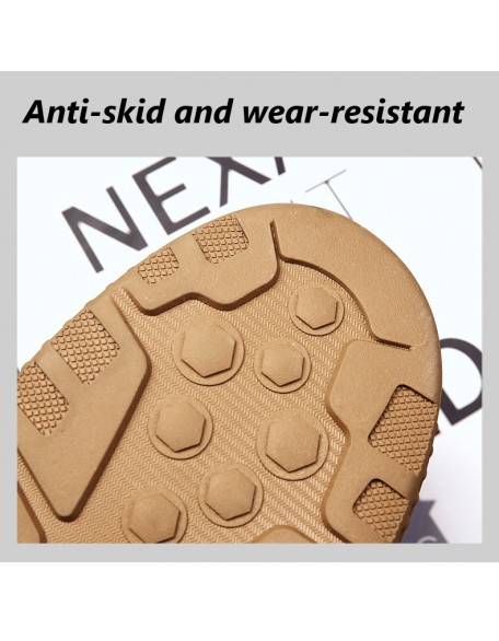 Men's Hand Velcro Mesh Splicing Non-Slip Handmade Sneakers