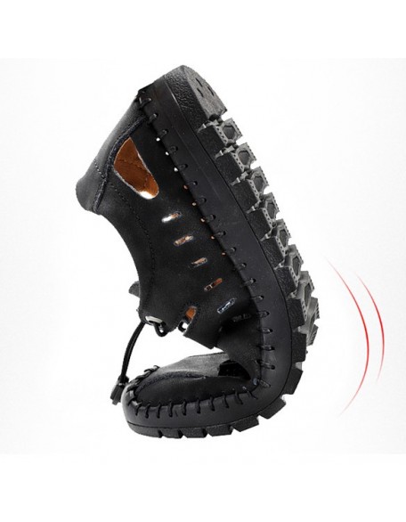 Men's Round Toe Breathable Outdoor Sandals