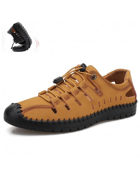 Men's Round Toe Breathable Outdoor Sandals