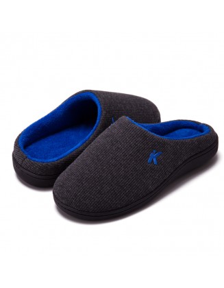 Men's Two-Tone Memory Foam Slipper