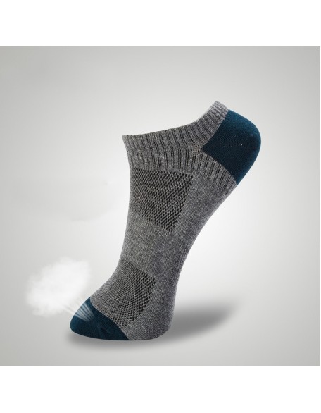 Men's Color Matching Low Tube Cotton Socks