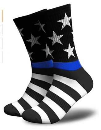 Summer New American Flag Printed Cotton Men And Women Tube Socks