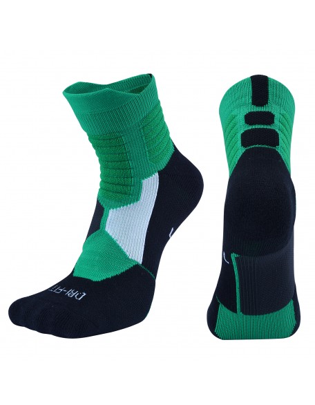 Men's Antibacterial Mid-Tube Basketball Sports Terry Socks