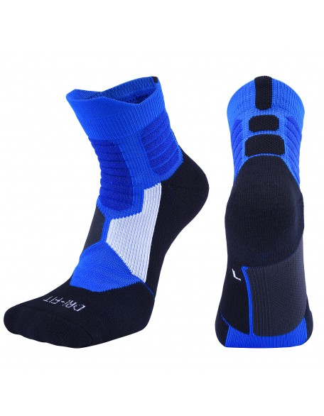 Men's Antibacterial Mid-Tube Basketball Sports Terry Socks