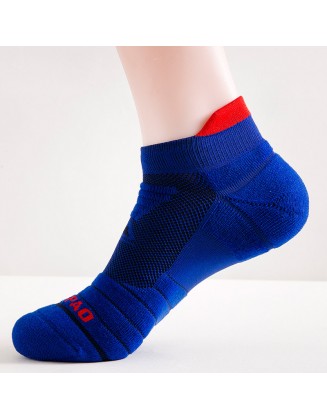 Professional Sports Socks Men Low Cut Terry Running Socks