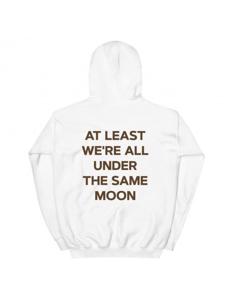 At Least We're All Under The Same Moon Women's Casual Hoodie