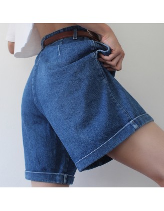 Vintage Casual Denim Shorts