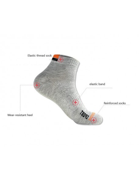 Men's Comfortable Mid-tube Breathable Alphabet Sports Socks