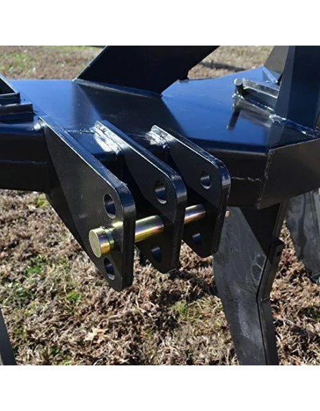 3 Shank Subsoiler Ground Ripper Fits 3 Point Tractor Cat 1 & 2 Quick Hitch Compatible